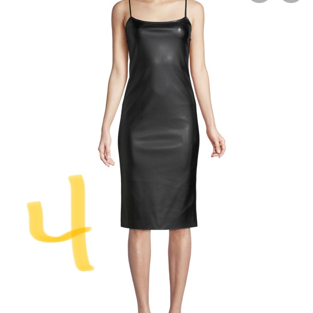 Theory Faux Leather Dress !